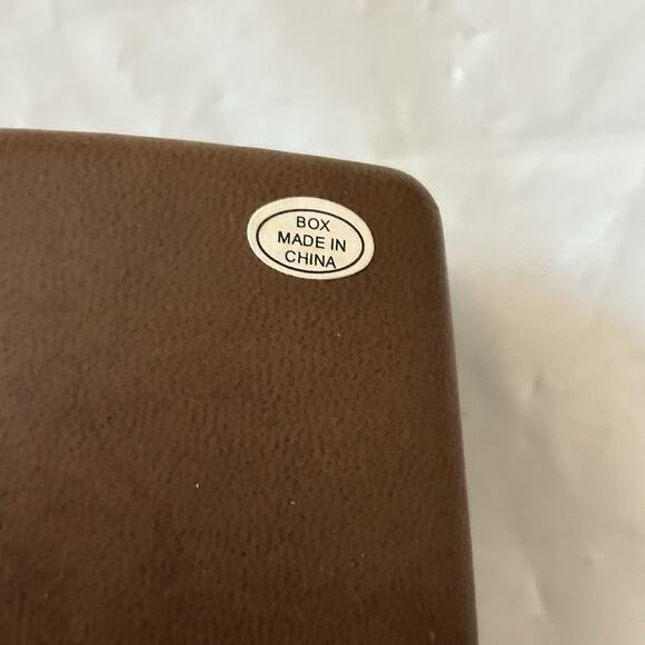 Eddie Bauer Hinged Glasses Hard Case Brown/Tan Lined - Picture 4 of 9